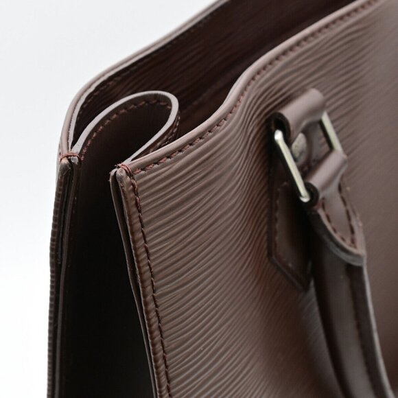 LOUIS VUITTON LV Sac Plat PM Hand Bag Epi Leather Mocha France - Picture 14 of 15